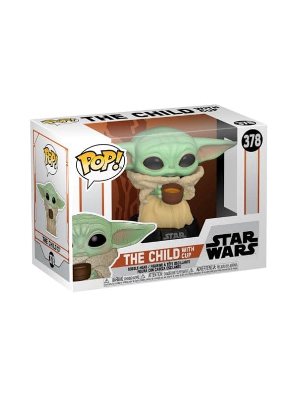 Funko! - POP Vinyl SW Mandalorian The Child w/cup - Figur