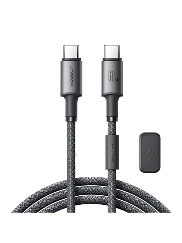 Joyroom S-A50 Unlimited Series 60W USB-C - USB-C Cable with Magnetic Organizer 1.2m - Gray