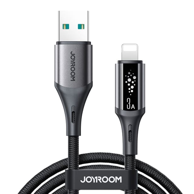 Joyroom S-A60 StarTalk 3A USB-A - Lightning cable 1.2 m - black
