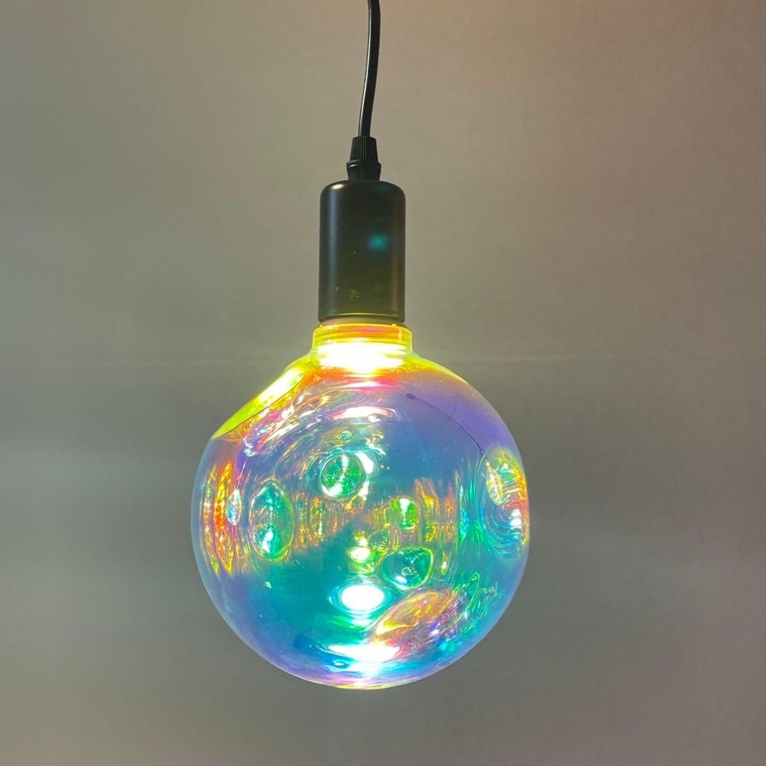Dekorative Led-lampe Mit Unregelmäßigem Kristall, E27, 3,5 W, 3000 K, G150, Verschiedene Farben Farben