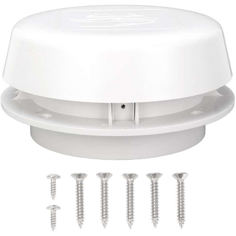 Focket Dachventilator Für Wohnmobile, 155 Mm, Aus Oxidationsbeständigem Abs-material, Pilzförmiger Ventilator, Hygienischer Ventilator Mit Gitter.