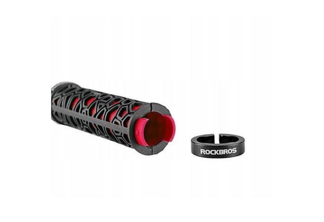 Rockbros 2017-14ARD bicycle grips - black and red