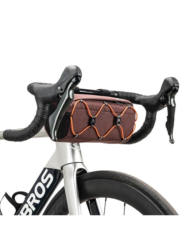 Rockbros 30110054003 Handlebar Bicycle Bag 2.2L - Brown