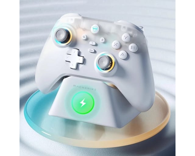 Machenike G3 V2 Wireless Game Controller - White - Wireless Controller