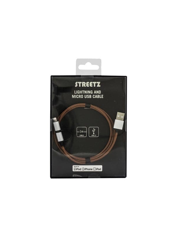 Deltaco Streetz IPLH-241 - data / power cable - Lightning / USB - 1 m