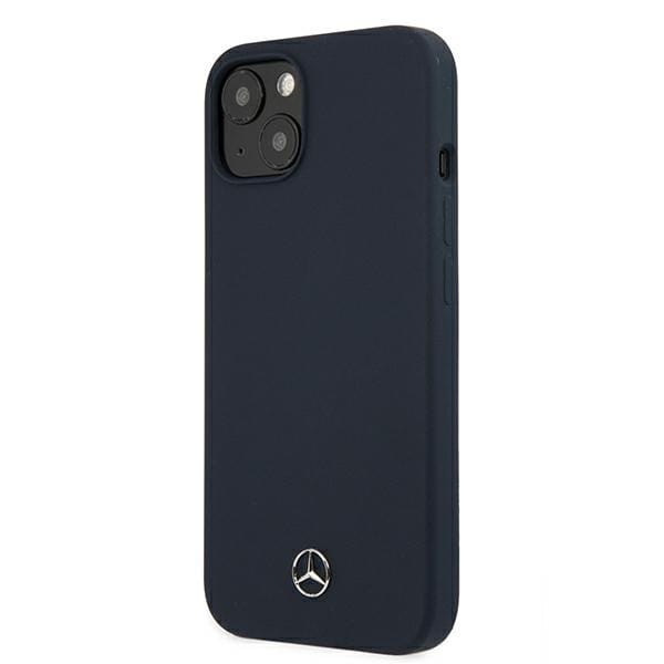 Mercedes Silicone Line Case for iPhone 13 mini - Navy Blue