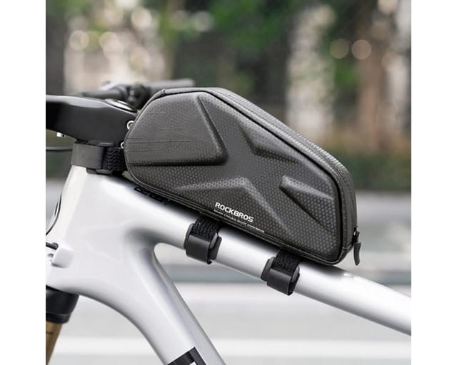 Rockbros Bike Bag Rigid Frame Top Tube 1.4l - Black