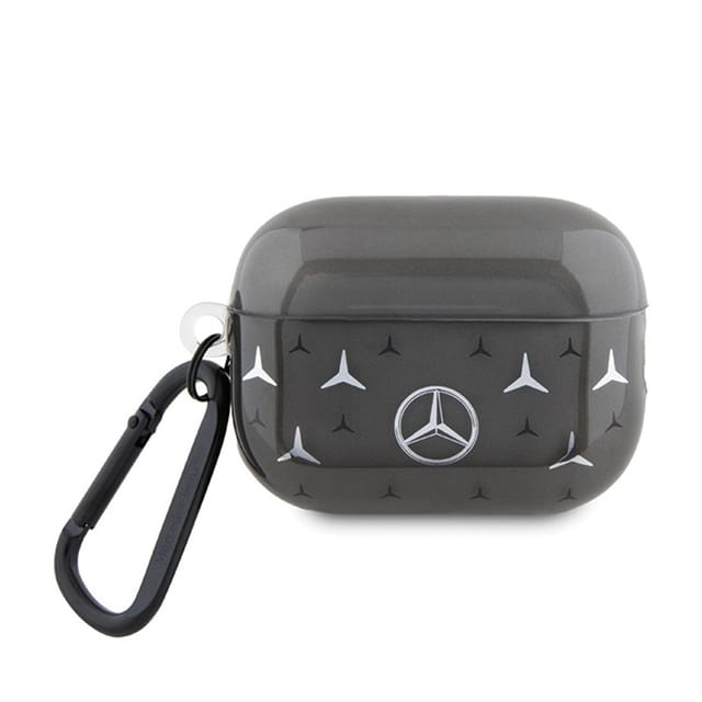 Mercedes Large Star Pattern Case for AirPods Pro 2 (2022/2023) - Black