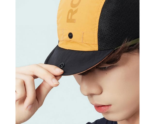 Rockbros Cycling Cap with Visor Helmet Cover - Yellow