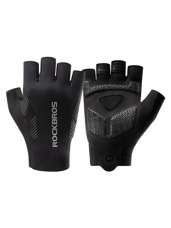 Rockbros cycling gloves spring/summer/autumn short fingers size: M - black