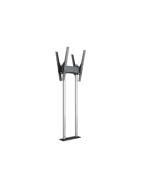 Multibrackets M Pro Series stand - dual side - for 2 LED displays - dual pole - chrome - Max 75 kg - recommended for 90