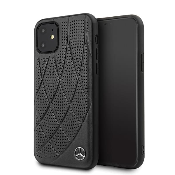 Mercedes Bow Line iPhone 12 mini Case - Black