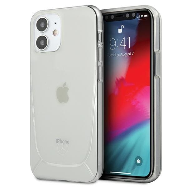 Mercedes Transparent Line Case for iPhone 12 mini - Transparent