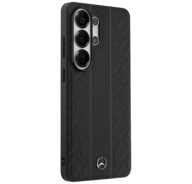 Mercedes Laurel Leaves Vertical Stripes MagSafe Case for Samsung Galaxy S26 Ultra - Black