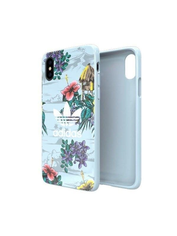 Adidas OR SnapCase Floral Case for iPhone X / Xs - Grey