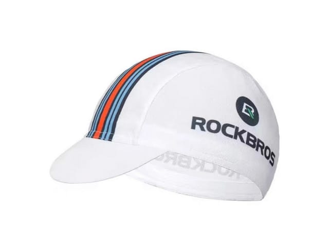 Rockbros MZ10022 cycling cap with a peak - white