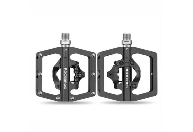 Rockbros PD15-BK Aluminum Alloy Bicycle Pedal Set - Black