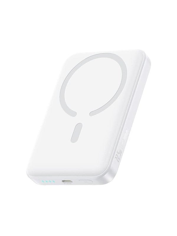 Baseus EnerFill FM11 Ultra-Mini 10000mAh 22.5W MagSafe Compatible Power Bank with Simple USB-C 20V/3A 30cm Cable - White Powerbank (Akku) - Weiß - 10000 mAh