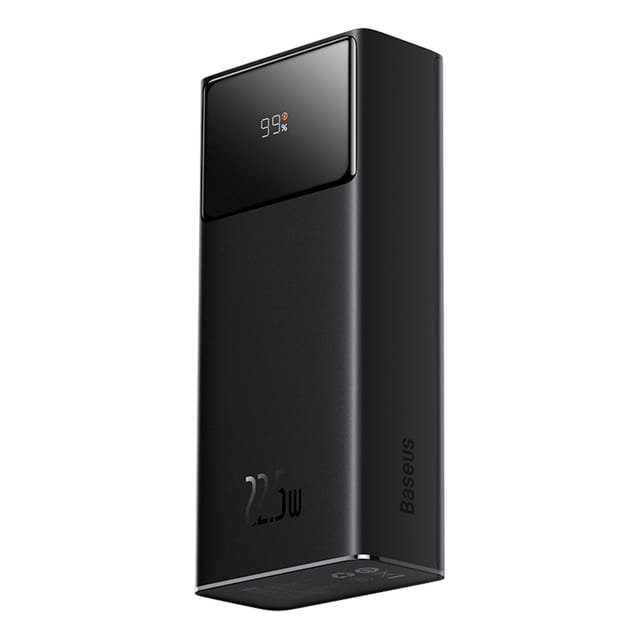 Baseus EnerFill FP41 30000mAh 22.5W Power Bank with Simple USB-A - USB-C 3A 30cm Cable - Black Powerbank (Akku) - schwarz - 30000 mAh