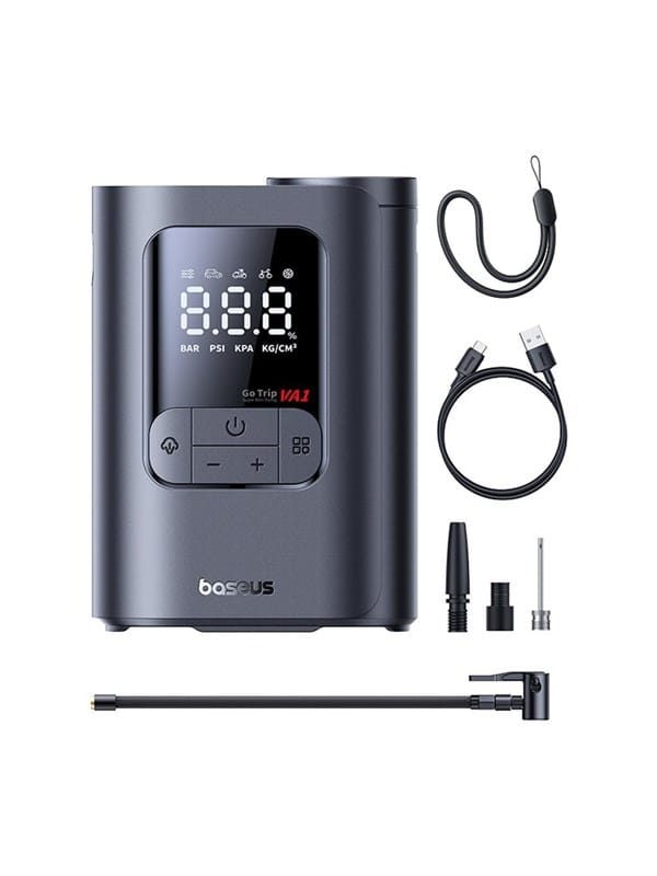 Baseus GoTrip VA1 Wireless Pump 150 PSI 7500 mAh - Dark Gray