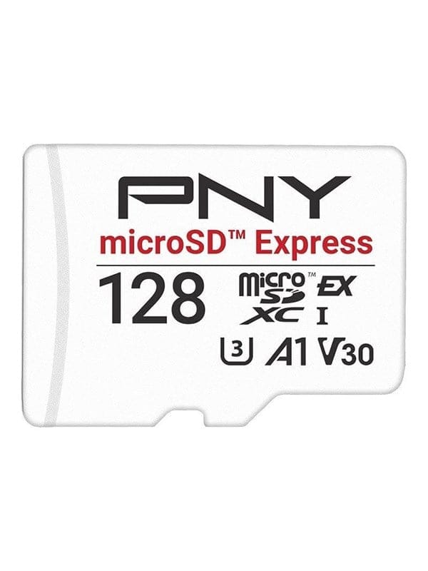 PNY - flash memory card - 128 GB - microSD PCI Express Gen 3x1 UHS-I