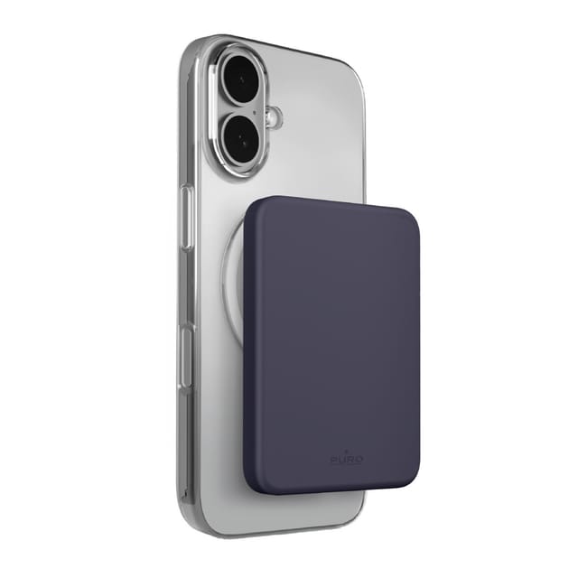Puro 4200mAh ultra-thin compatible with MagSafe USB-C - gray Powerbank (Akku) - Grau - 4200 mAh