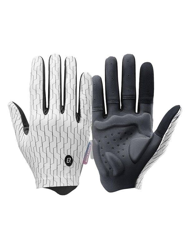 Rockbros Sports Gloves Spring-Summer Size S - White and Black