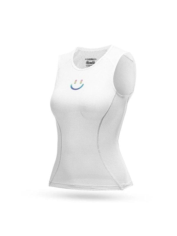 Rockbros YDBX001 Women's Quick-Dry Sleeveless Cycling Jersey M/L - White