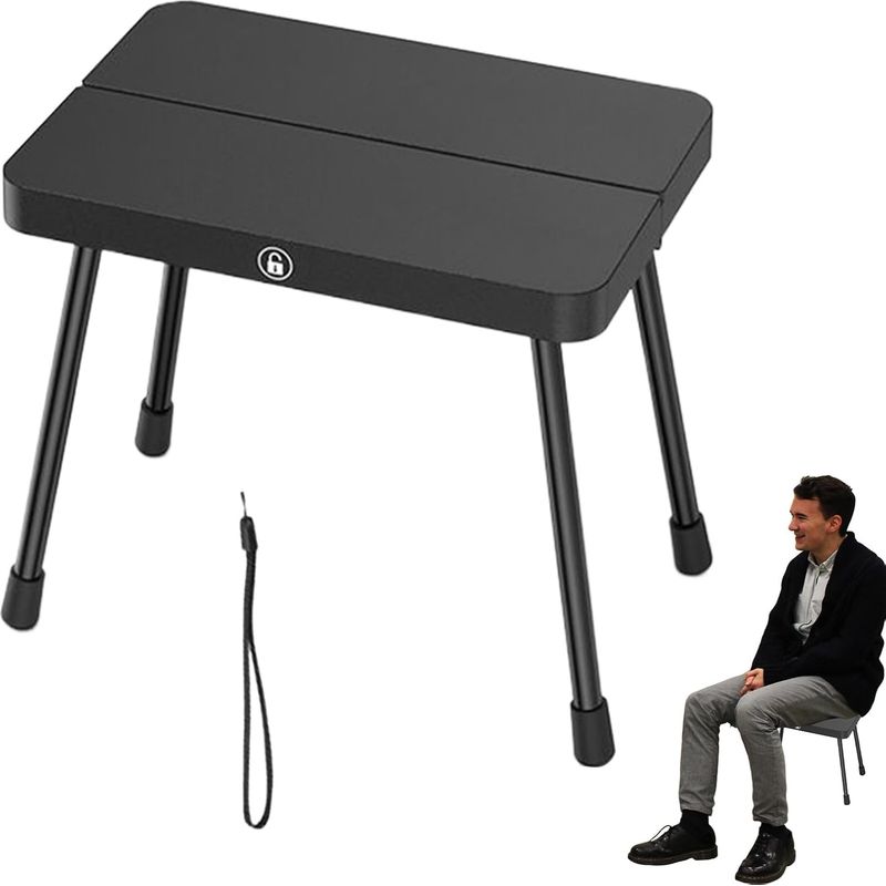 Tragbarer Outdoor-stuhl Aus Aluminiumlegierung, Faltbarer Campingstuhl, Ideal Für Reisen, Wandern, Terrasse Und Angeln