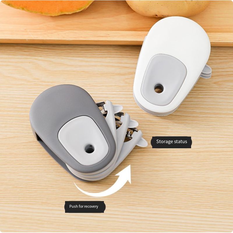 Tragbarer 3-in-1 Multifunktions-schäler Für Obst Und Gurken, Gemüseschäler Für Den Außenbereich (2er-pack)