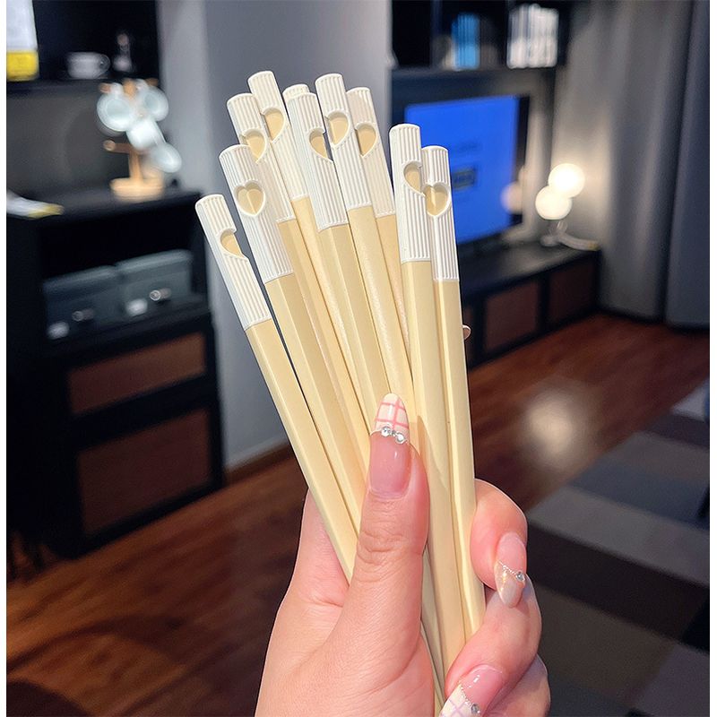 Paar Fiberglas-essstäbchen, Mehrfarbig, Wiederverwendbar, Spülmaschinenfest, Für Küche Und Hotel (24 Cm)