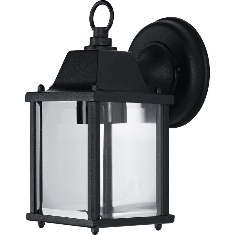 Led-wand-/deckenleuchte, Außenleuchte, Wasserdicht, E27-fassung, Schwarz (leuchtmittel Nicht Enthalten)