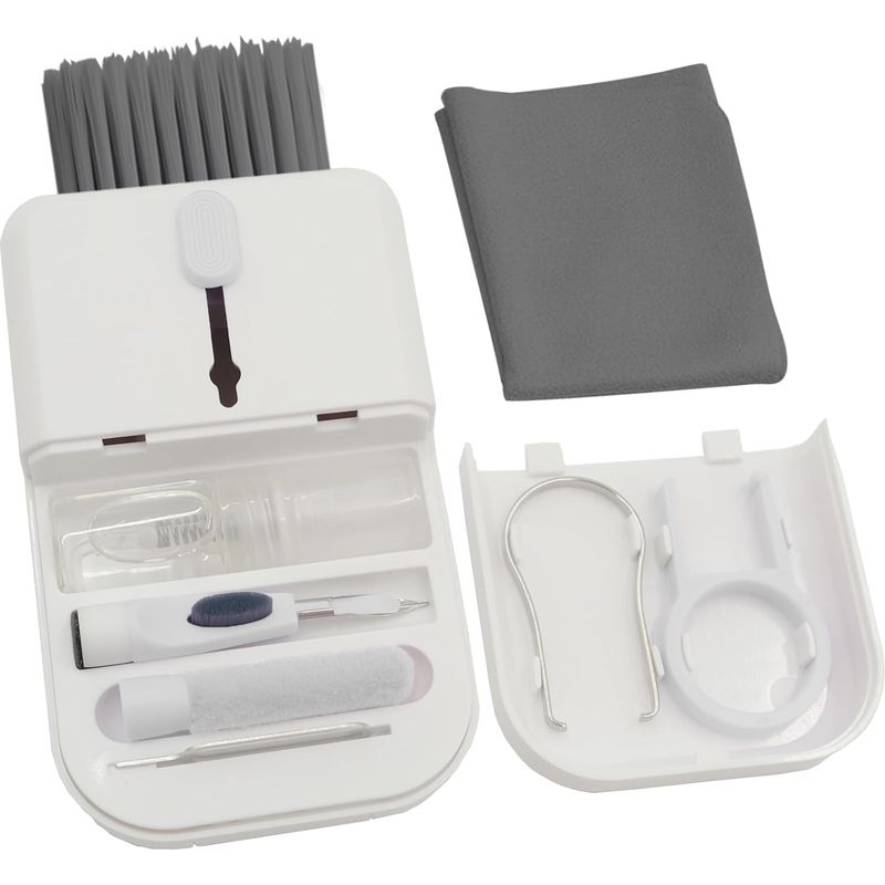 Reinigungsset Für Laptop-, Pc- Und Iphone/ipad/macbook Pro-tastaturen, 11-in-1-bildschirmreinigungsspray Für Elektronische Geräte (weiß)