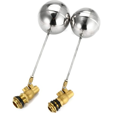 Bravix Robinet À Flotteur De 1 Pouce, Robinet En Laiton, Évier En Acier Inoxydable, Réservoir Automatique Pour Vache - 3/4 Pouce