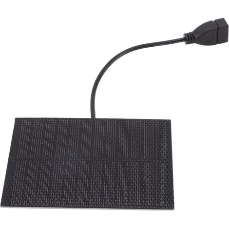 Bravix Panneau Solaire 5w 5v Panneau D'Alimentation Solaire Extérieur Respectueux De L'Environnement Léger De Petite Taille Pour Les Téléphones Mobiles