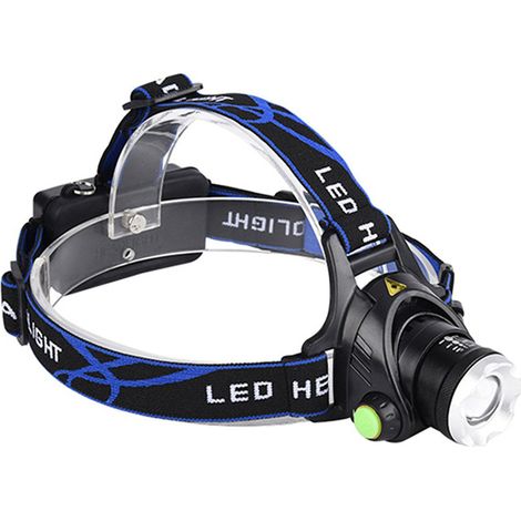 Bravix Phare En Alliage D'Aluminium T6, Phare À Zoom Télescopique À Lumière Forte Étanche À Led, Phare De Pêche À Induction Extérieur Usb