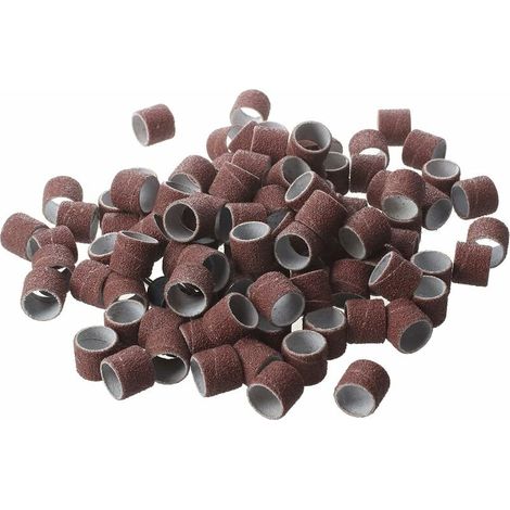 Bravix Bet Poncage Bande - 100pc 1/2 "kit Poncage Bandes Tambour Mandrin Pour Dremel Outils Rotatifs