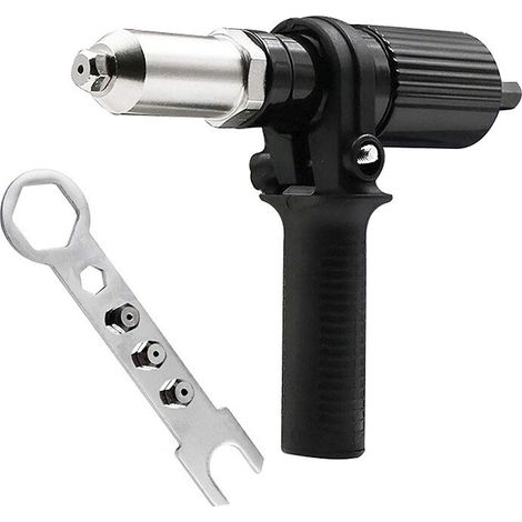 Bravix Adaptateur De Pistolet À Rivets - Pince À Riveter Pour Visseuse Sans Fil Et Perceuse,(1pcs)