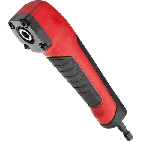 Bravix Embout De Perçage D'Angle À 90 ° - Adaptateur Pour Visseuse Coudée - Convient Pour Une Utilisation Dans Les Visseuses À Percussion (taille : 1/4")