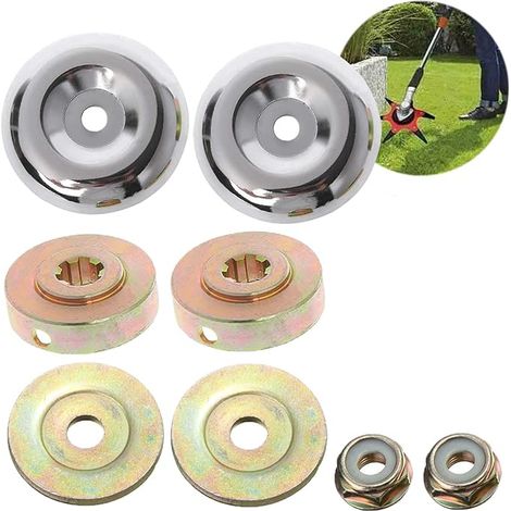 Bravix 8pcs Tête De Débroussailleuse Universelle Accessoires ，ecrous De Fixation Tête De Coupe Bordure Pour Débroussailleuse Stihl
