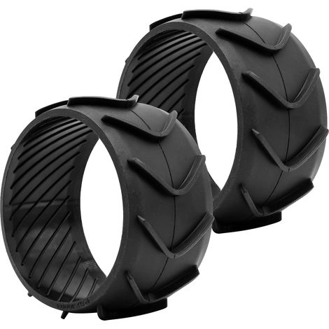 Bravix 1 Ensemble - Lot De 2 Protections De Roue Pour Worx Landroid, Amélioration De La Traction Pour Tondeuse Robot Worx Landroid S300 M500 M700 M1000 L800 L1000 (rsxj0003)