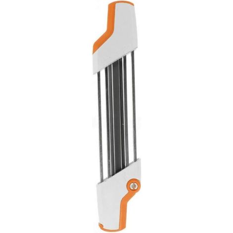 Bravix Affûteuse De Chaîne De Tronçonneuse 2 En 1 En Métal Facile À Utiliser 3/8" P 4,0 Mm Remplacement Pour Chaîne Blanc