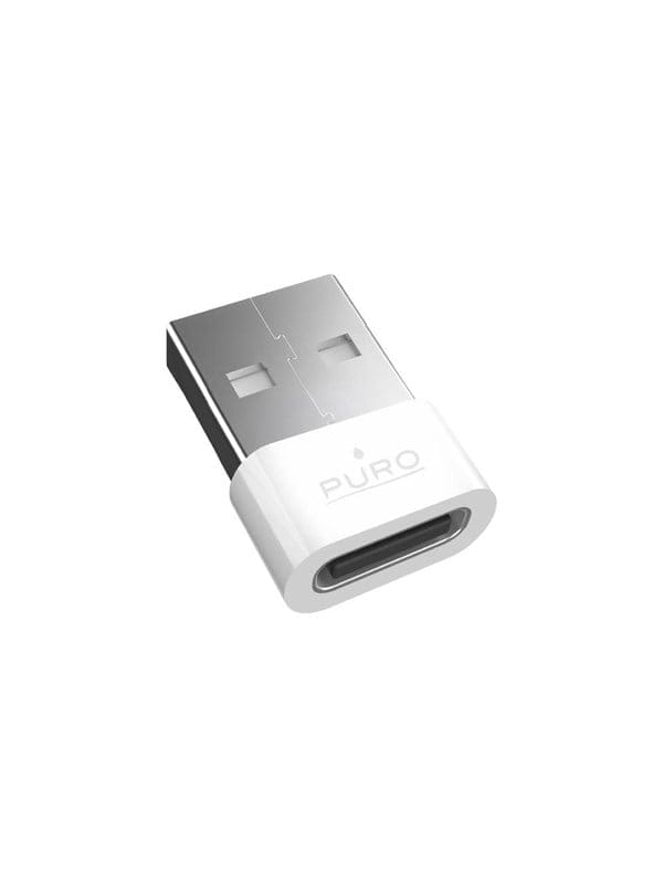 Puro USB-C - USB-A Adapter - White