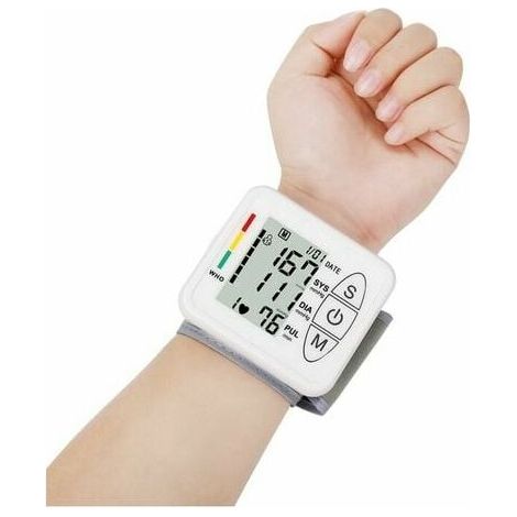 Bravix Tensiomètre Électronique Professionnel Pour Bras Supérieur, Tensiomètre Intelligent Et Précis, Détection Automatique De L'Hypertension, De L'Arythmie, Du Pouls, Brassard Réglable, Blanc