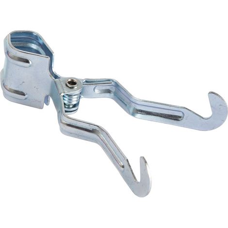 Bravix Pinces Pour Camping, Lot De 4, Pour Mâts De Tente, Métal, Porte-vêtements À Pincer, Argenté