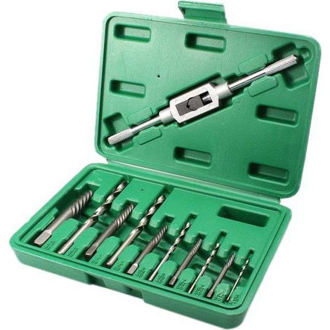 Bravix 11pcs Extracteurs De Vis Endommagées Boulons Cassés Avec Boîte De Rangement,1 Pac