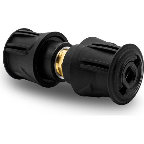 Bravix Lot De 2 Adaptateurs De Raccord Rapide Haute Pression Pour Pistolet Et Nettoyeur Haute Pression, Compatibles Avec Tuyau Nilfisk/bosch