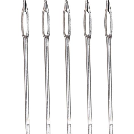 Bravix Kit De Réparation De Bouchon De Pneu, Kit De Bouchon De Pneu De Voiture,paquet De 5 Aiguilles À Œil Fendu De Remplacement Outil De Réparation De Pneus, Kit De Réparation De Pneus Robuste, Poin