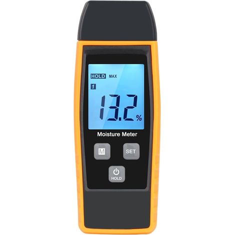 Bravix Humidimètre Portatif À Aiguille Pour Bois, Compteur D'Eau, Détecteur De Teneur En Humidité De Mortier De Ciment