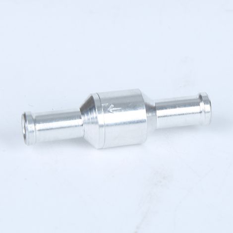 Bravix 3pcs Clapet Anti-retour Unidirectionnel En Ligne 10mm Vanne En Aluminium Pour Tuyau D'Eau Essence Biodiesel Liquide De Refroidissement Pompe À Pression D'Eau Accessoires
